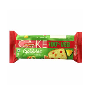 Britannia Gobbles Fruity Fun Cake 60 g (Pack)